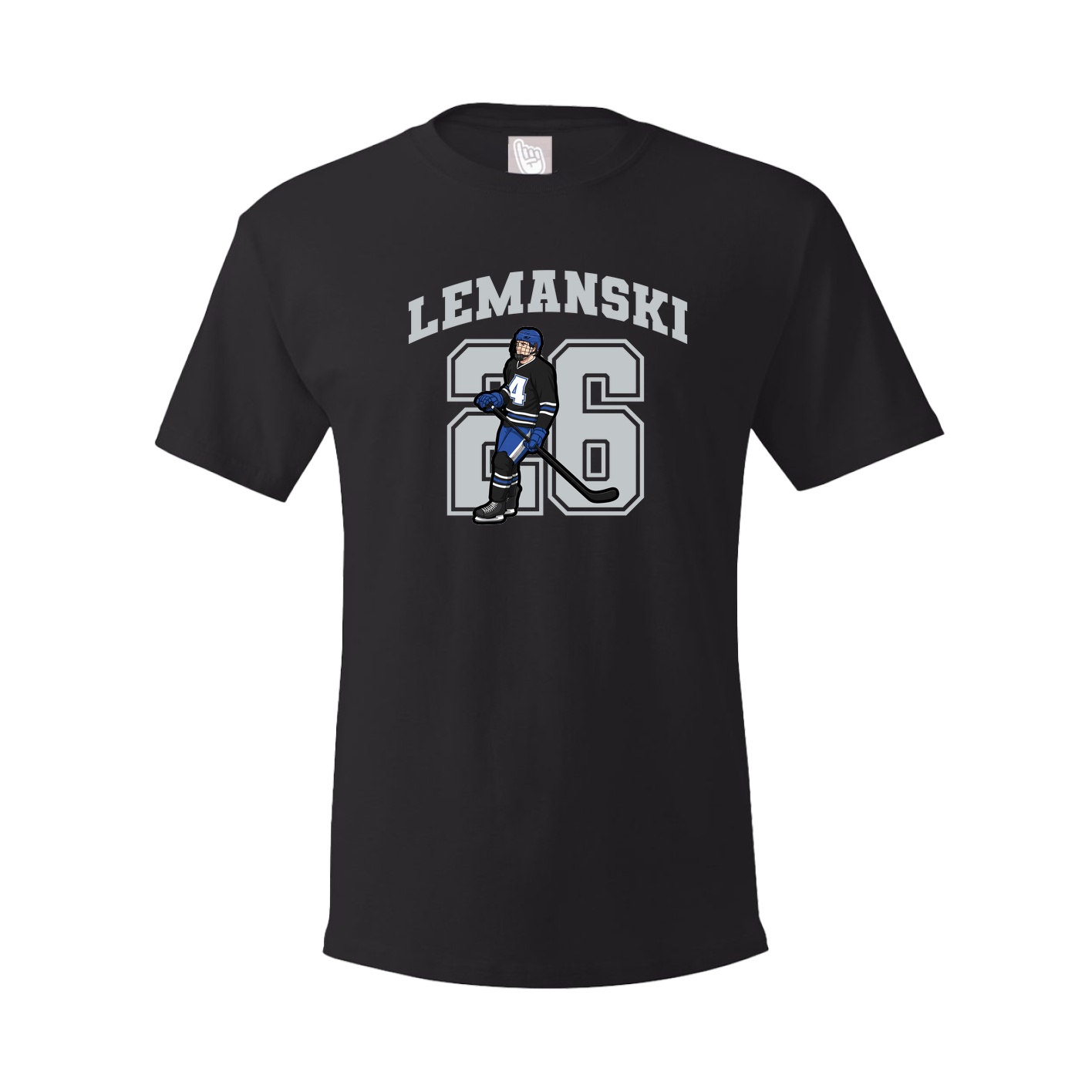 Youth Tee — Number in Black