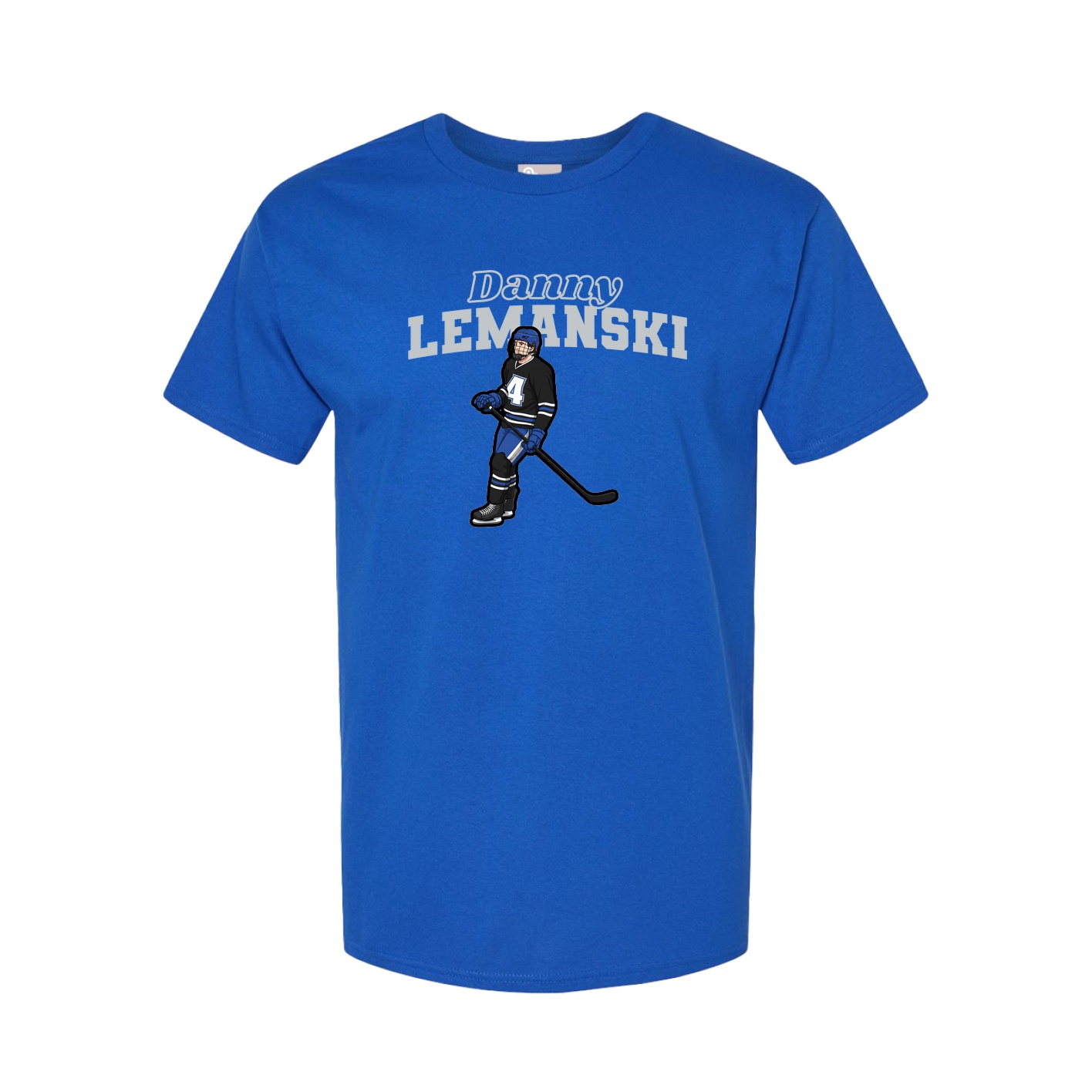 Youth Tee — Name Arch in Royal
