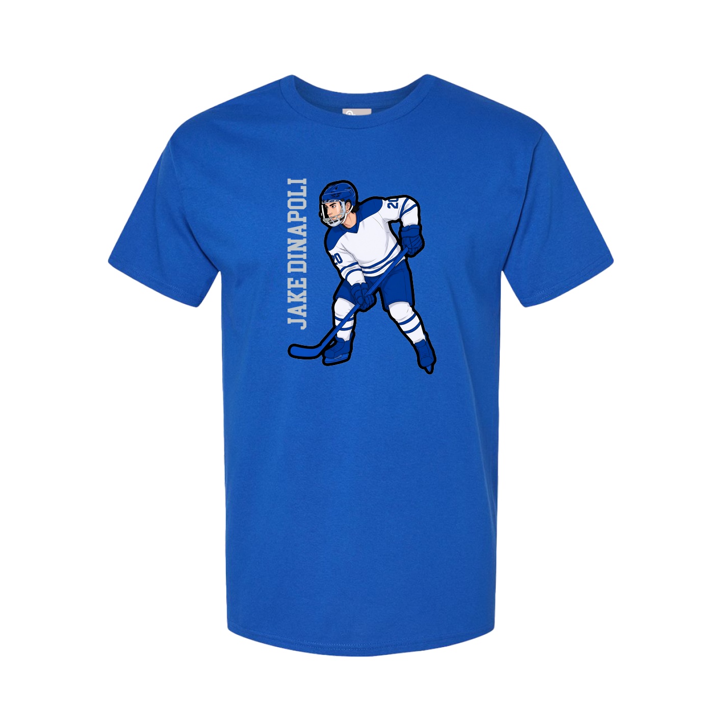 Tee — Name Vertical in Royal