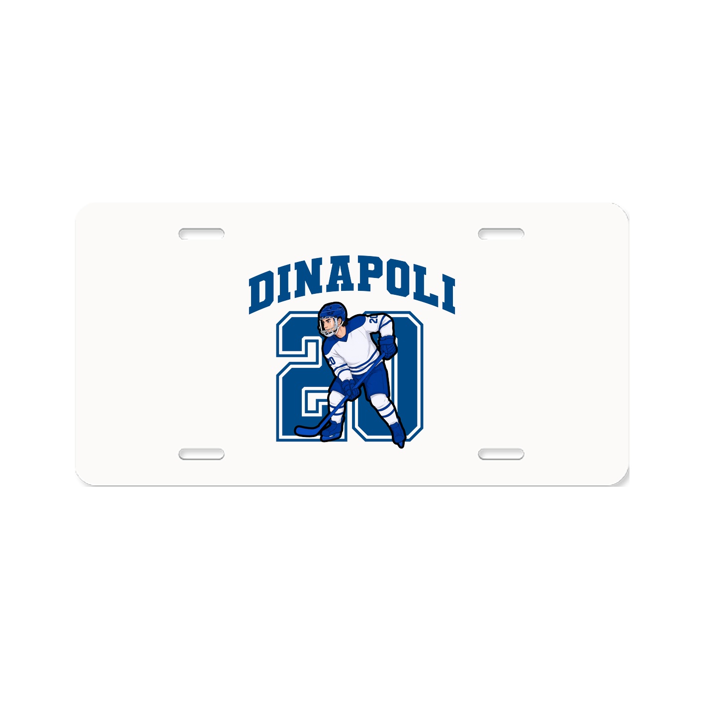 License Plate — Number in Classic