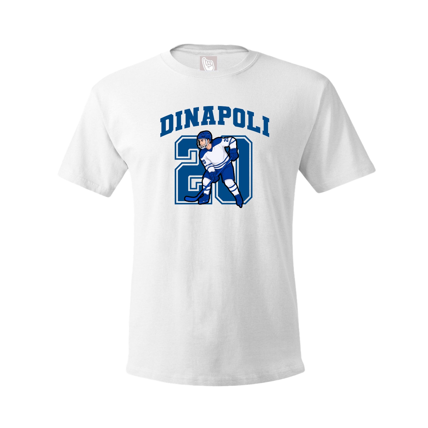 Youth Tee — Number in White