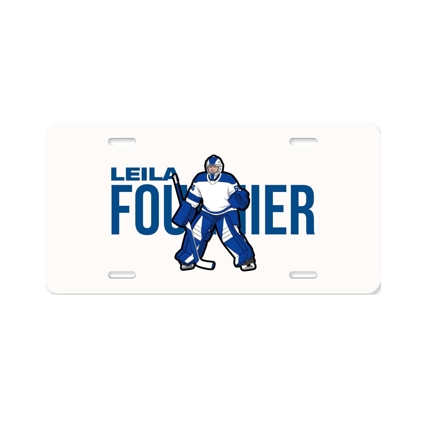 License Plate — Player Name in Classic