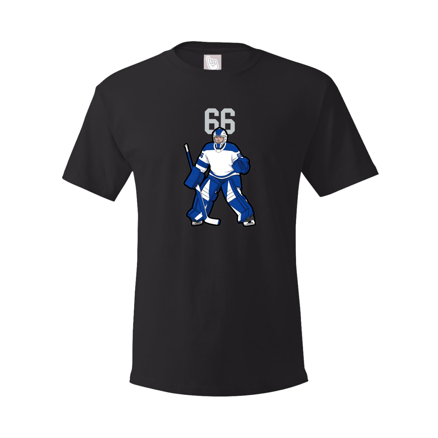 Youth Tee — Number Top in Black