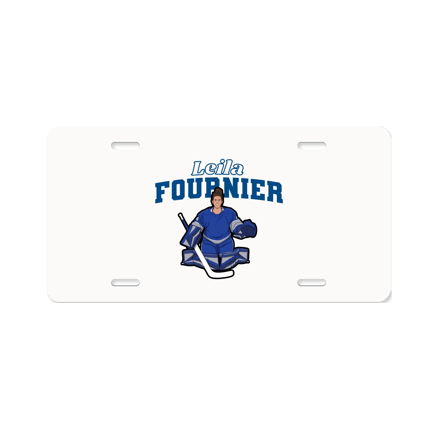 License Plate — Name Arch in Classic