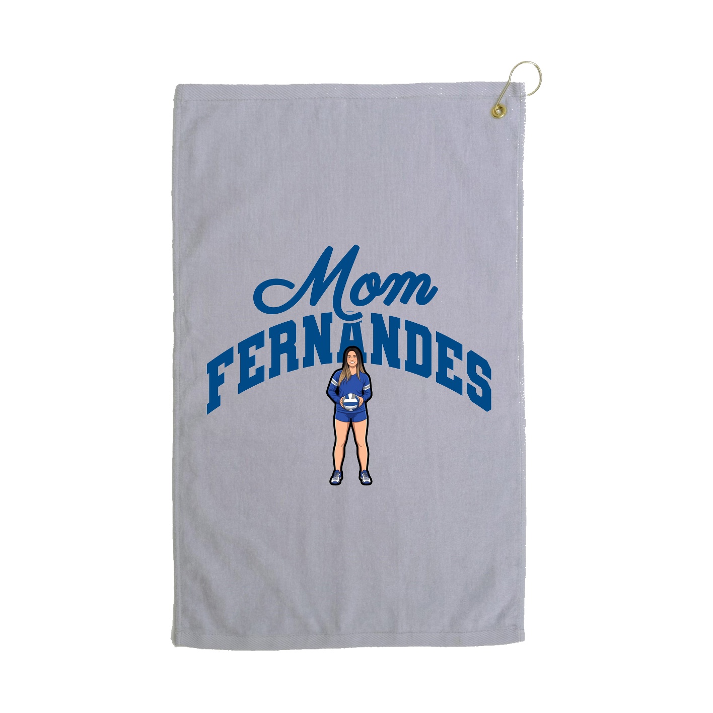 Golf Towel — Mothers Day Arch in Grey