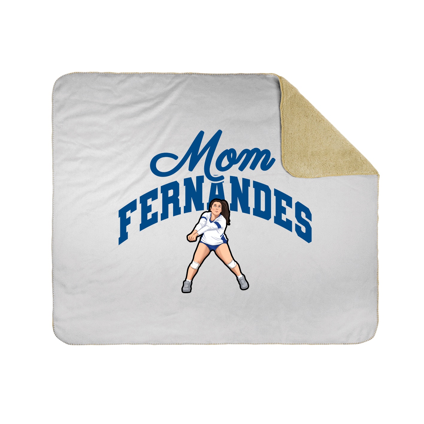 Throw Blanket — Mothers Day Arch in White