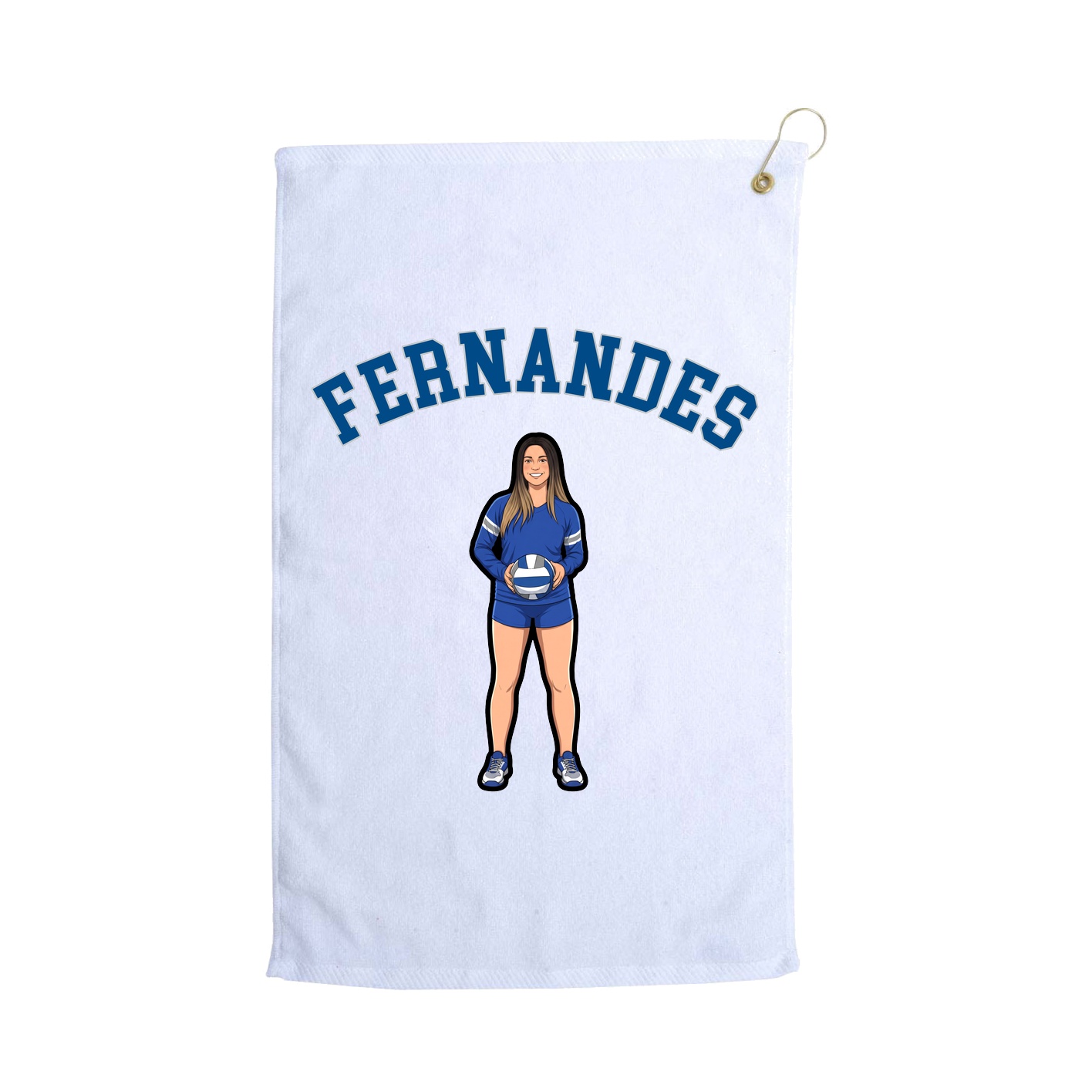 Golf Towel — Shirsey Arch in White