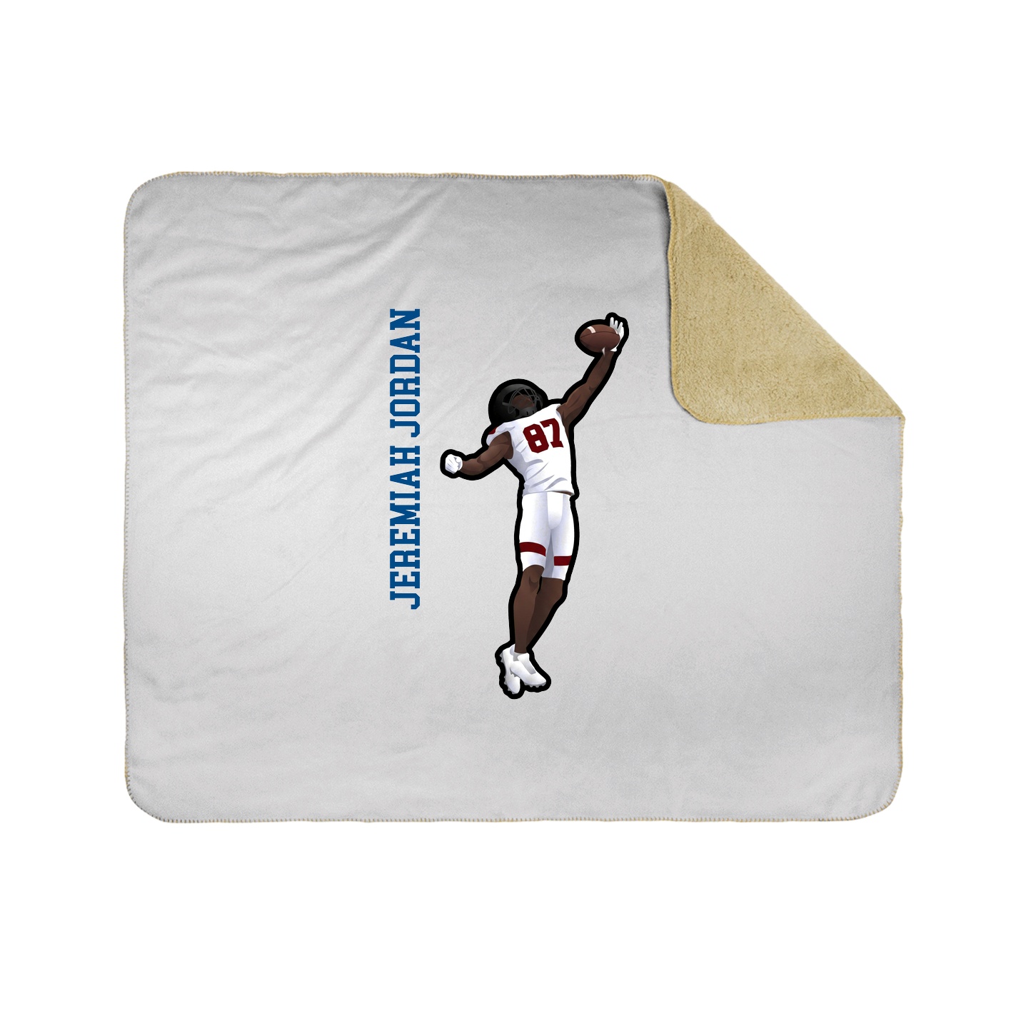 50x60 Sherpa Lined Throw Blanket