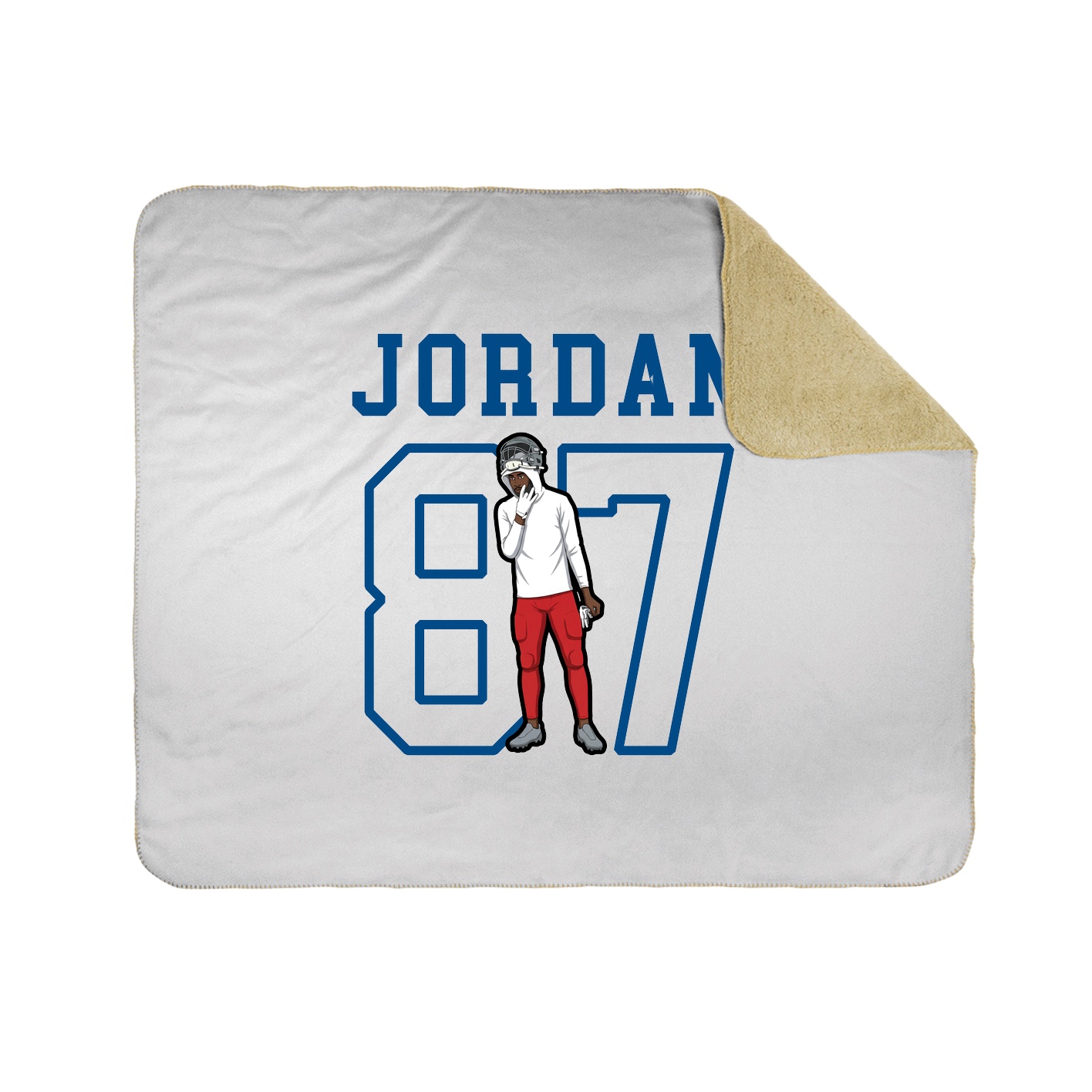 Throw Blanket — Shirsey in White