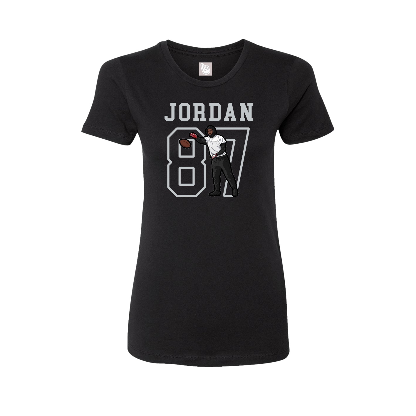 Fitted Women's Tee — Shirsey in Black
