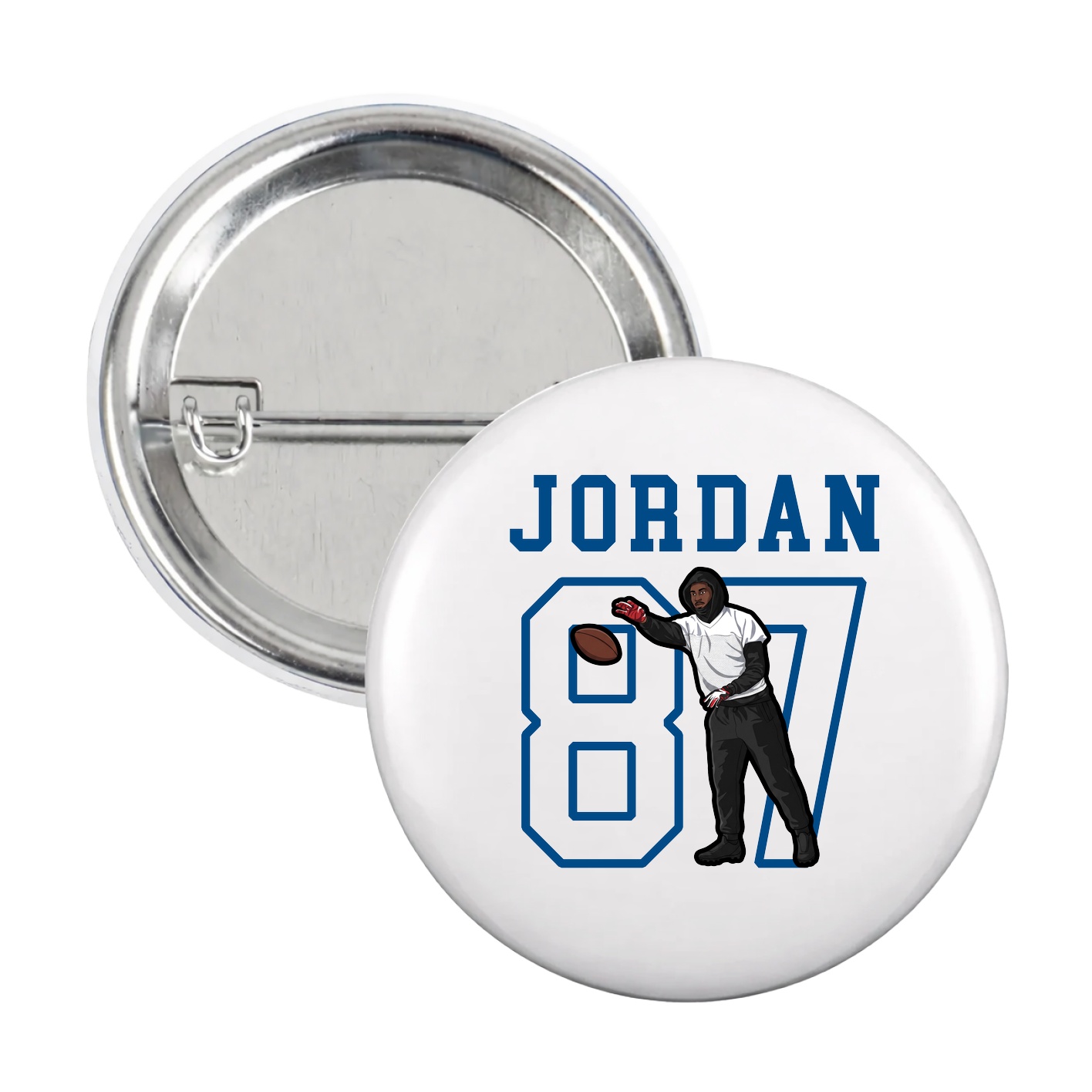 Game Day Button — Shirsey in White