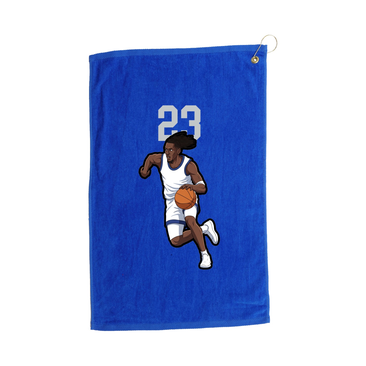 Golf Towel — Number Top in Royal