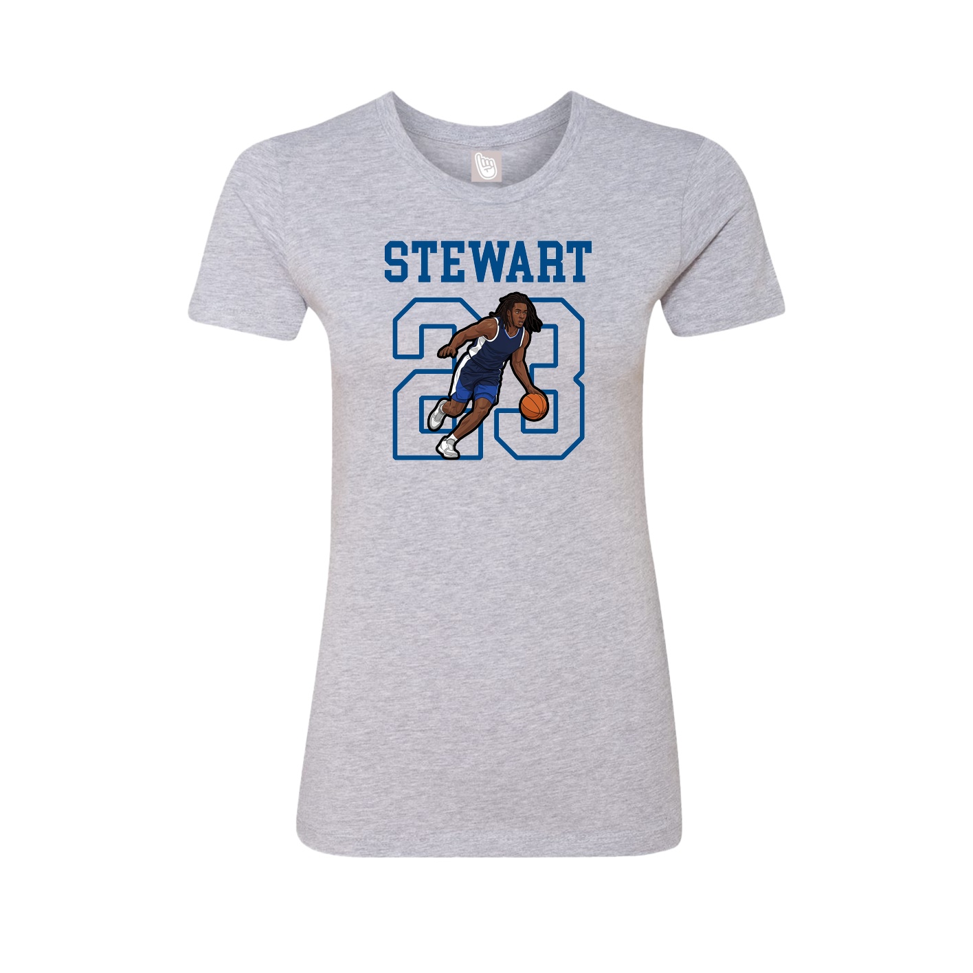 Fitted Women's Tee — Shirsey in Grey