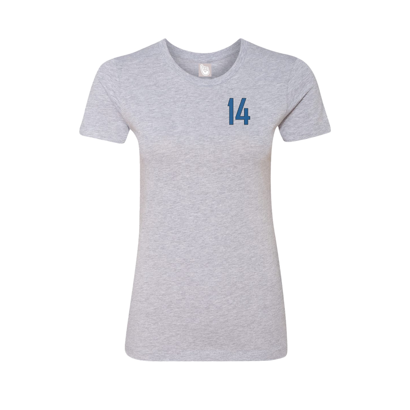 Fitted Women's Tee — Front Shirsy in Grey