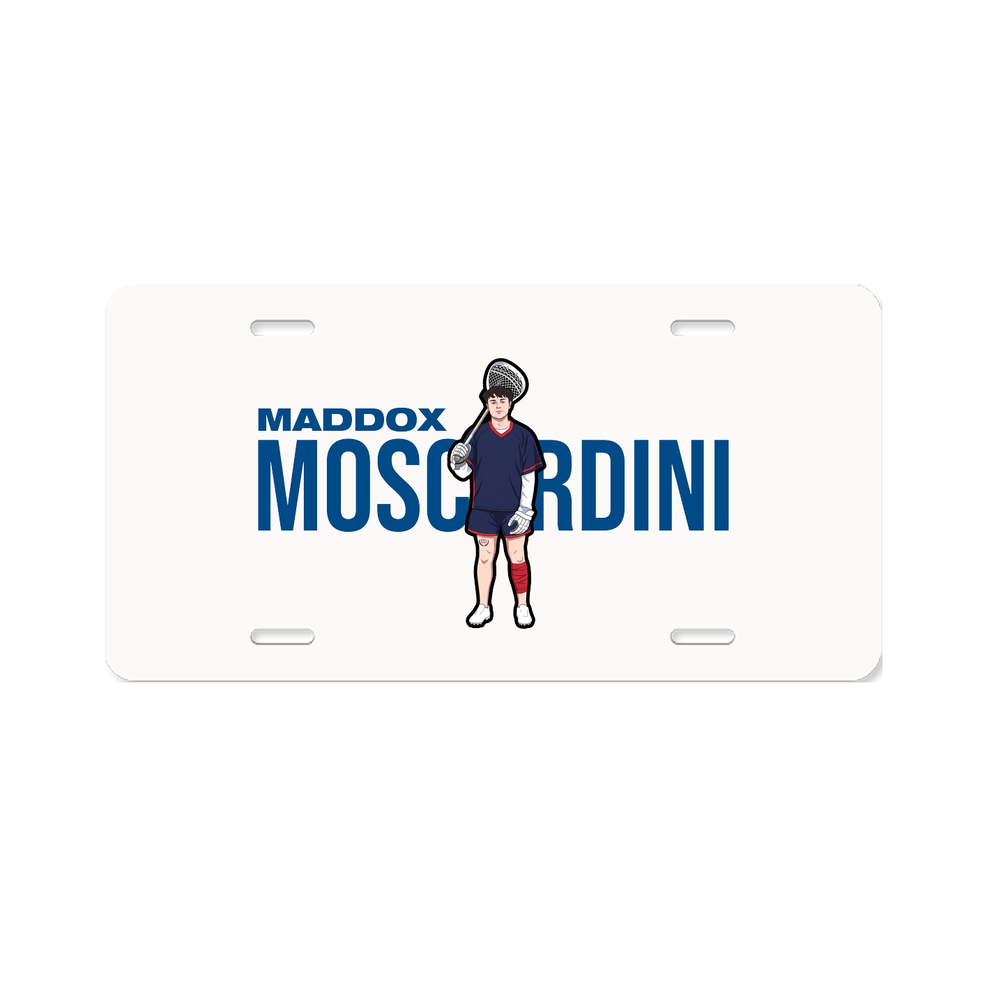 License Plate — Player Name in Classic