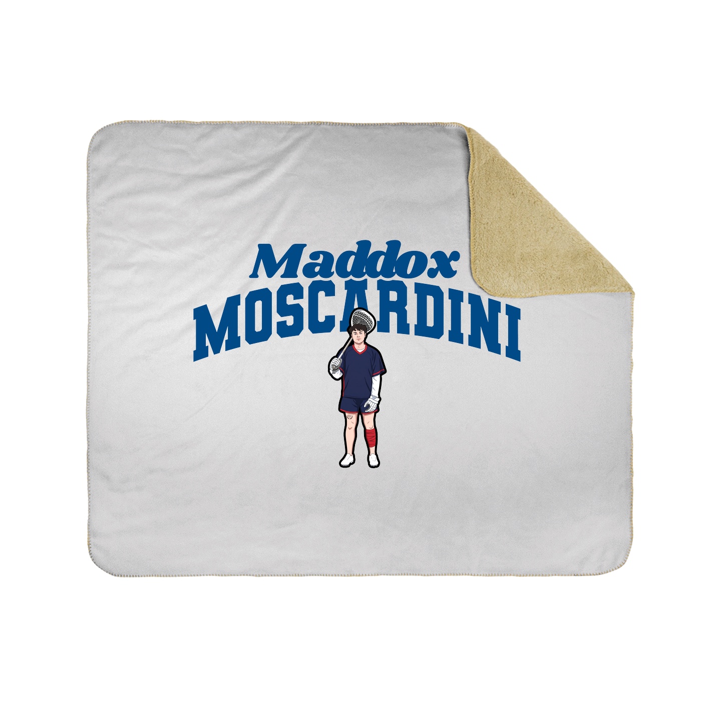 Throw Blanket — Signature Arch in White