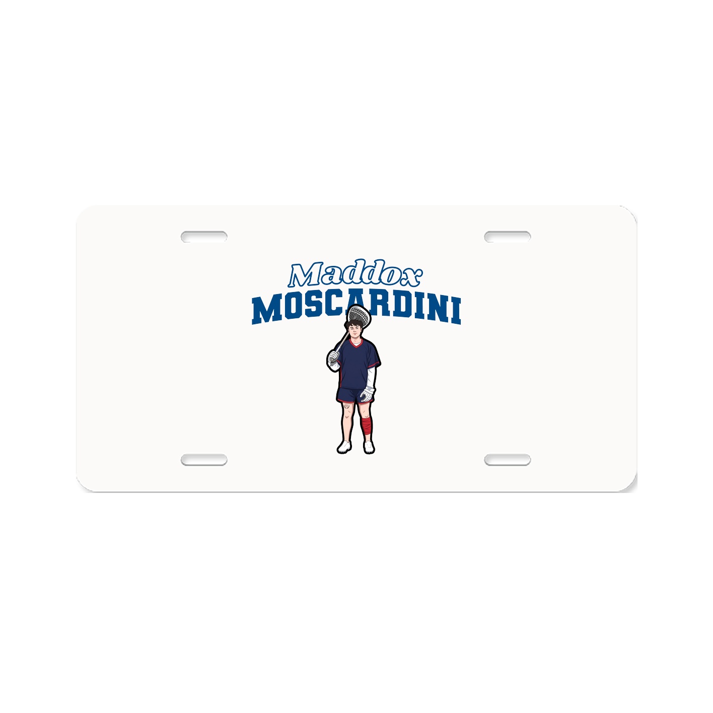 License Plate — Name Arch in Classic