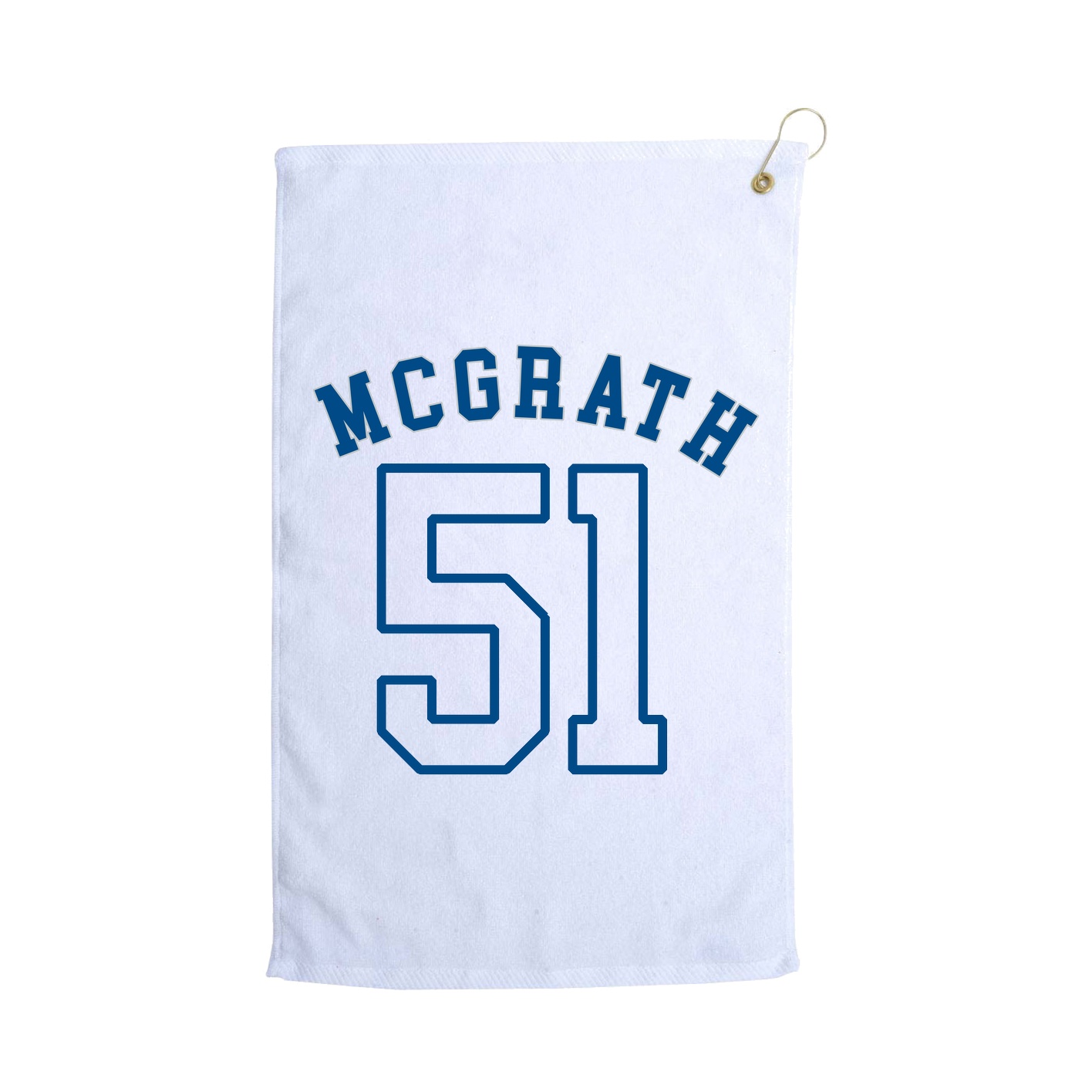Golf Towel — Shirsey Arch in White