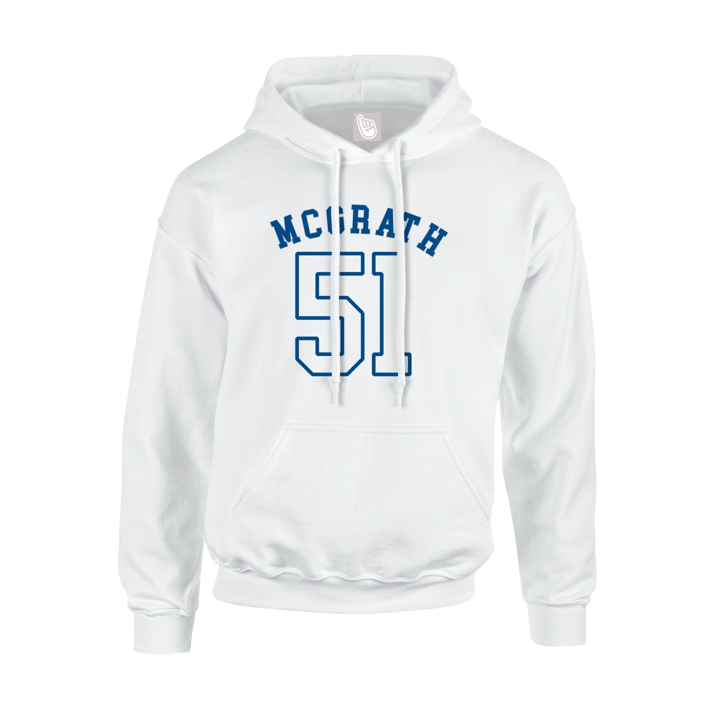 Hoodie — Shirsey Arch in White