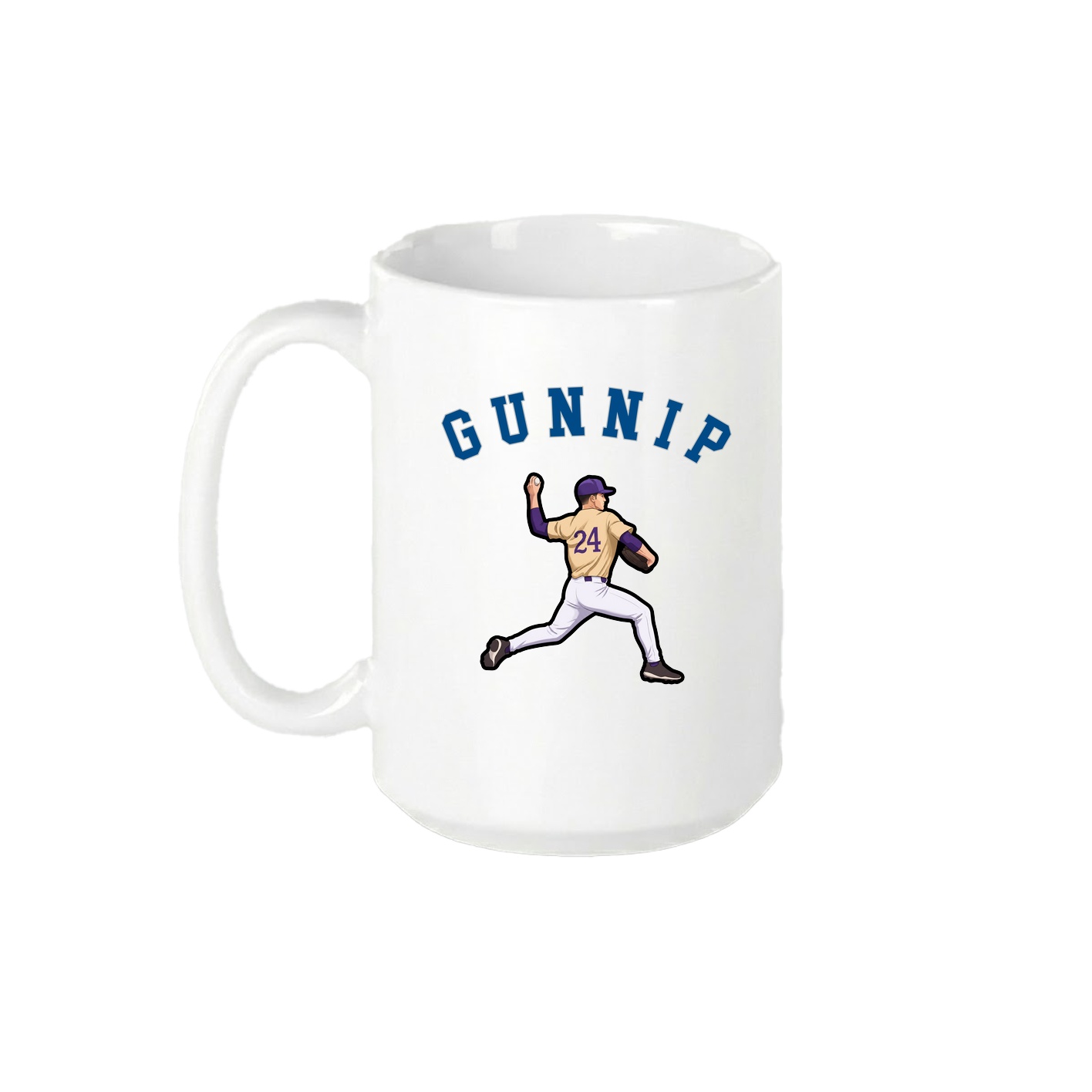 15oz Coffee Mug — Shirsey Arch in White