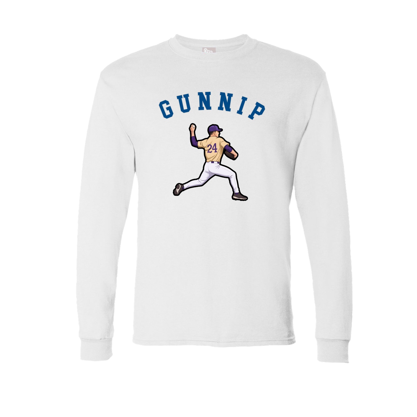 Long Sleeve Tee — Shirsey Arch in White
