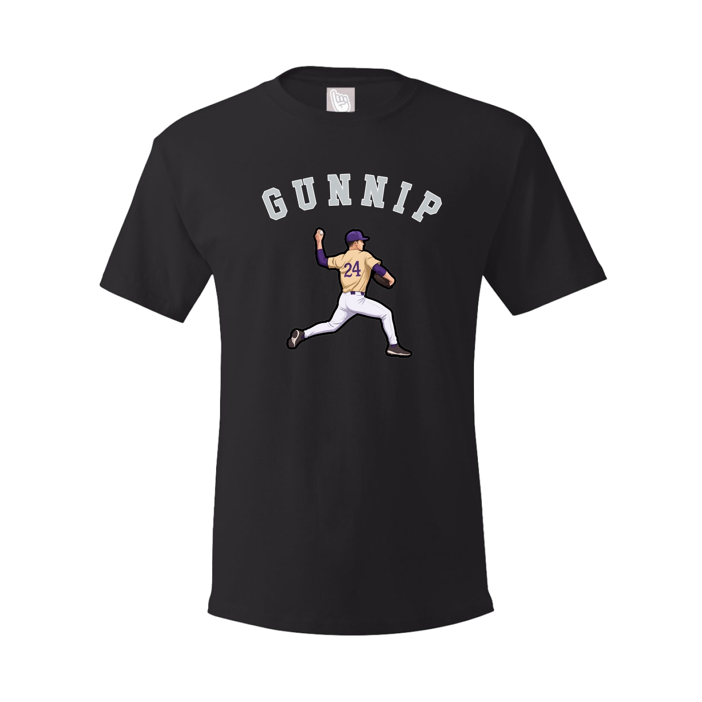 Youth Tee — Shirsey Arch in Black