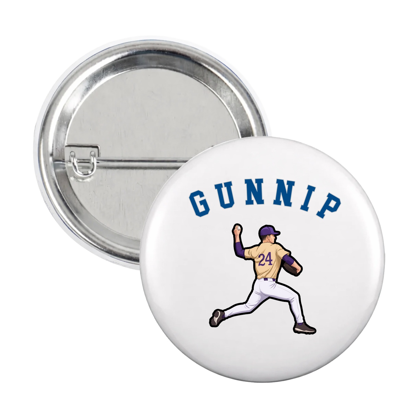 Game Day Button — Shirsey Arch in White