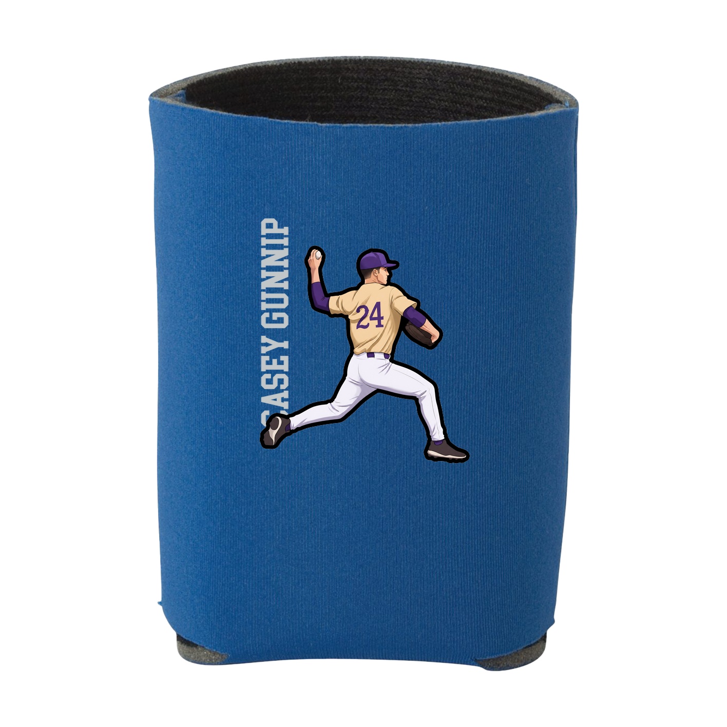 Can Holder — Name Vertical in Royal