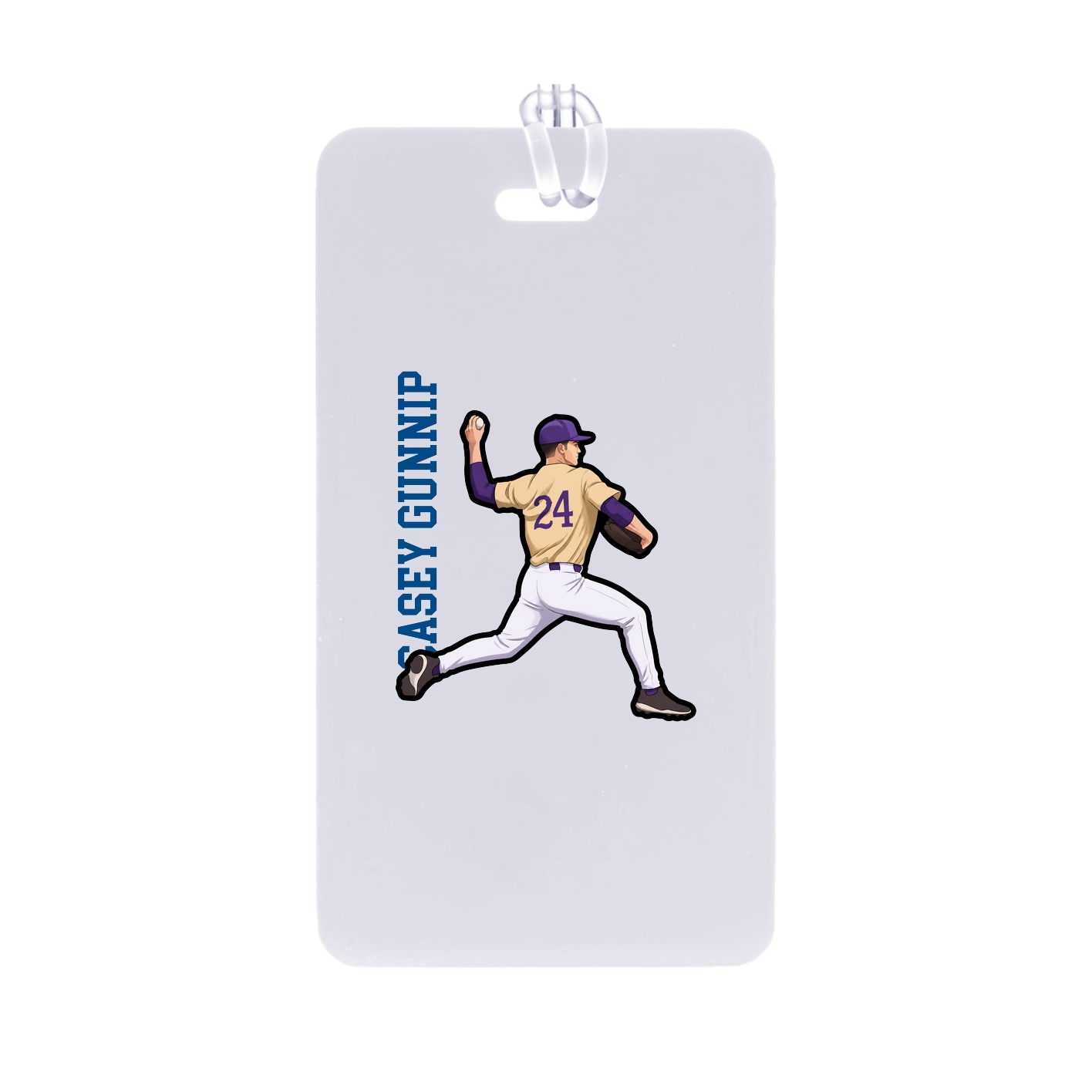 Bag Tag — Name Vertical in Classic