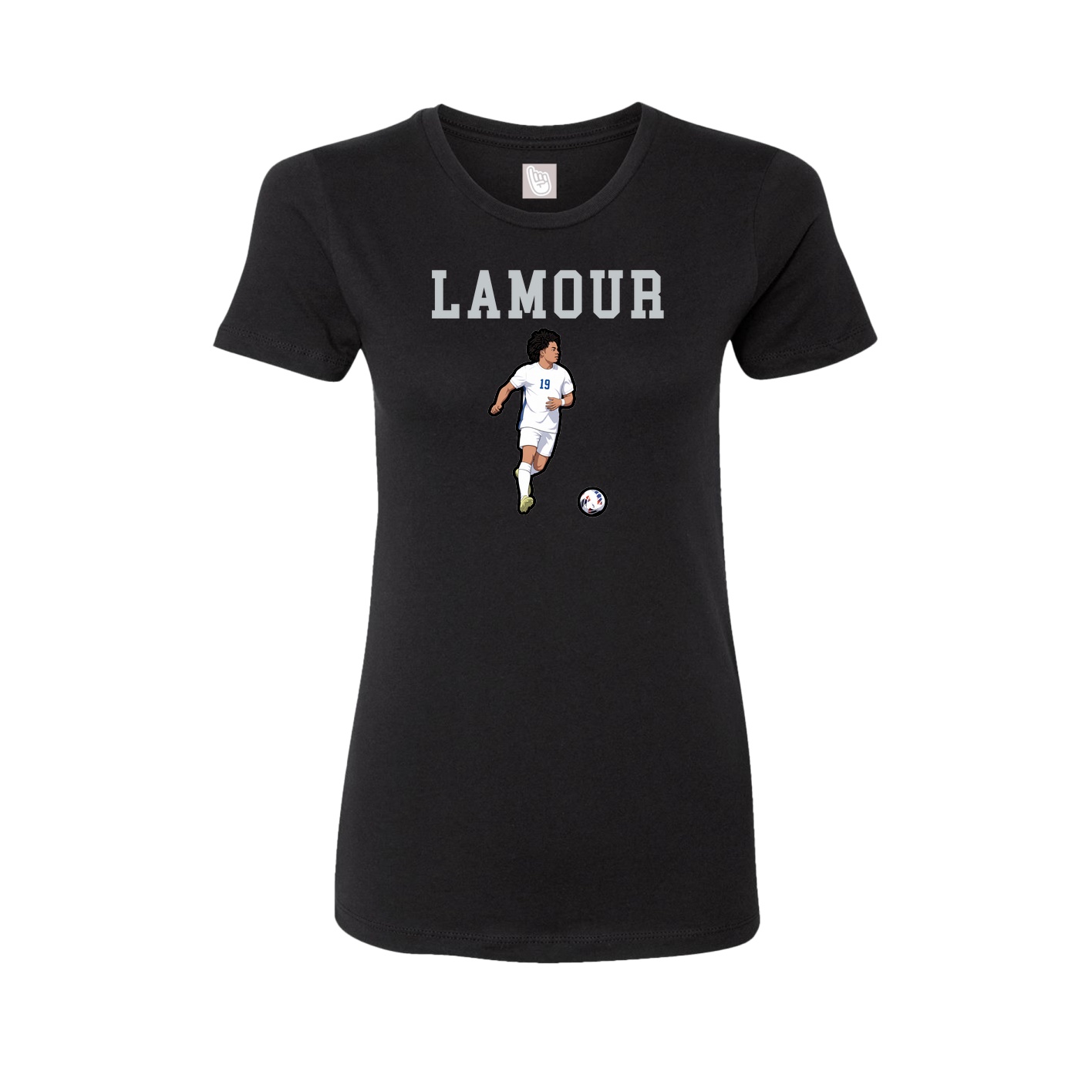 Fitted Women's Tee — Shirsey in Black