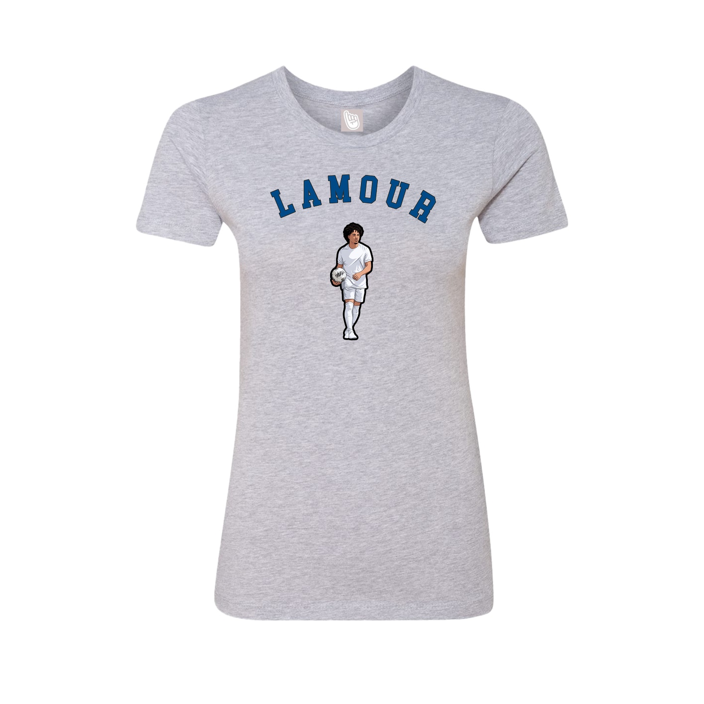Fitted Women's Tee — Shirsey Arch in Grey