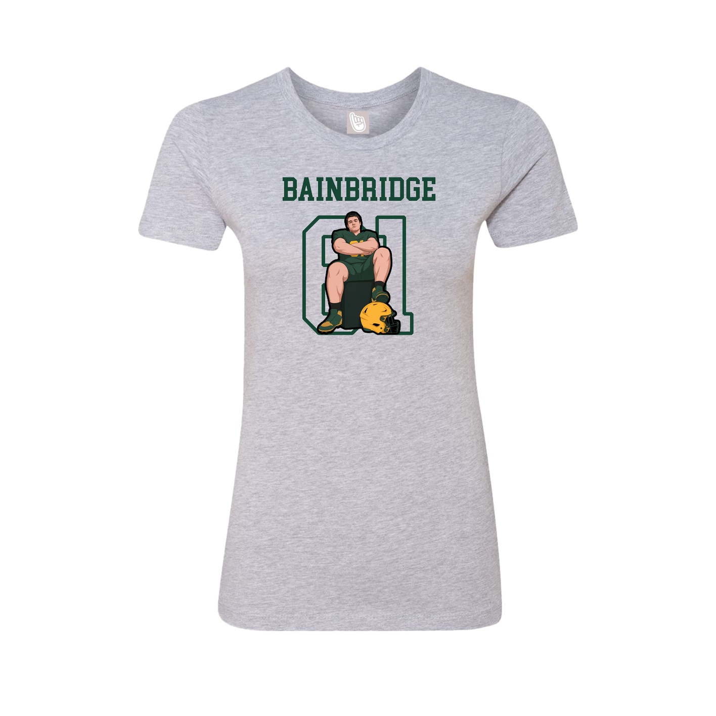Fitted Women's Tee — Shirsey in Grey