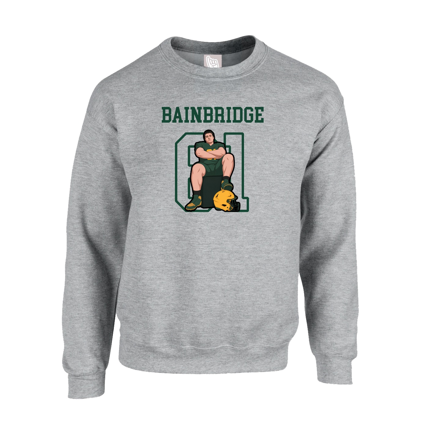 Fleece Crew — Shirsey in Grey