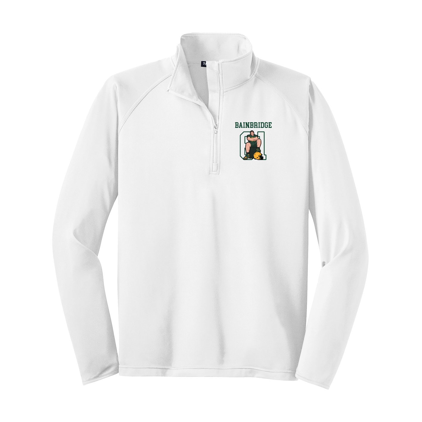 Q-Zip Pullover — Shirsey in White