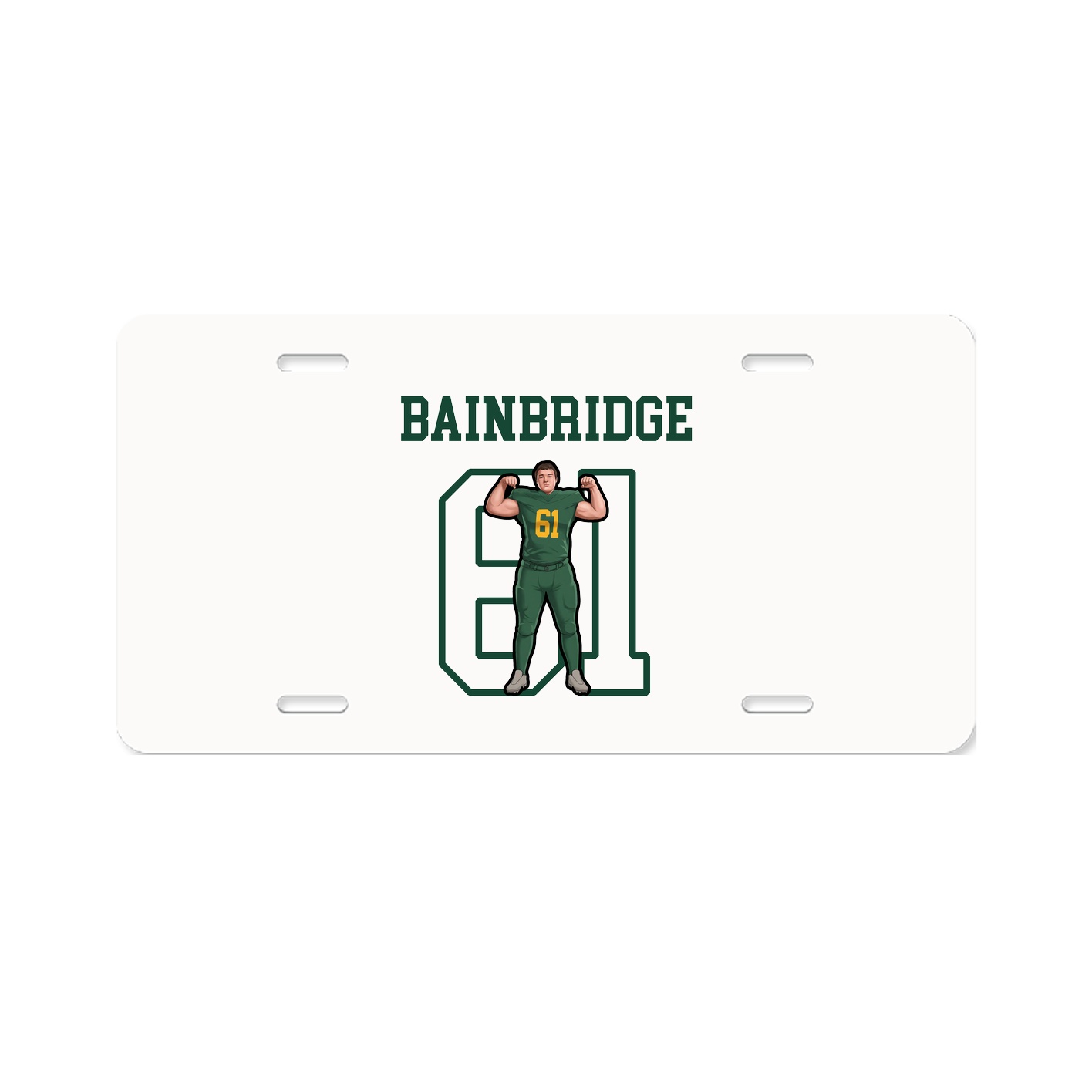 License Plate — Shirsey in Classic