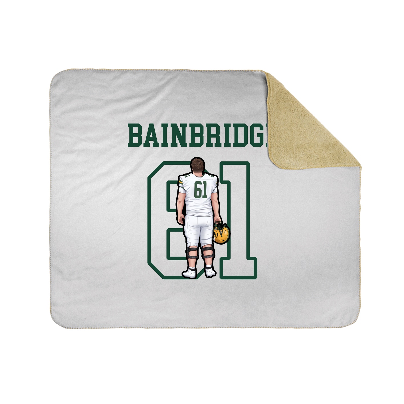 Throw Blanket — Shirsey in White