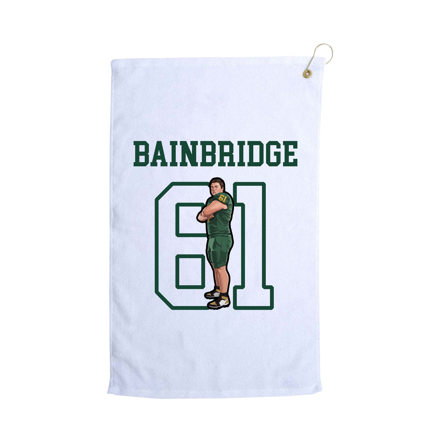 Golf Towel — Shirsey in White