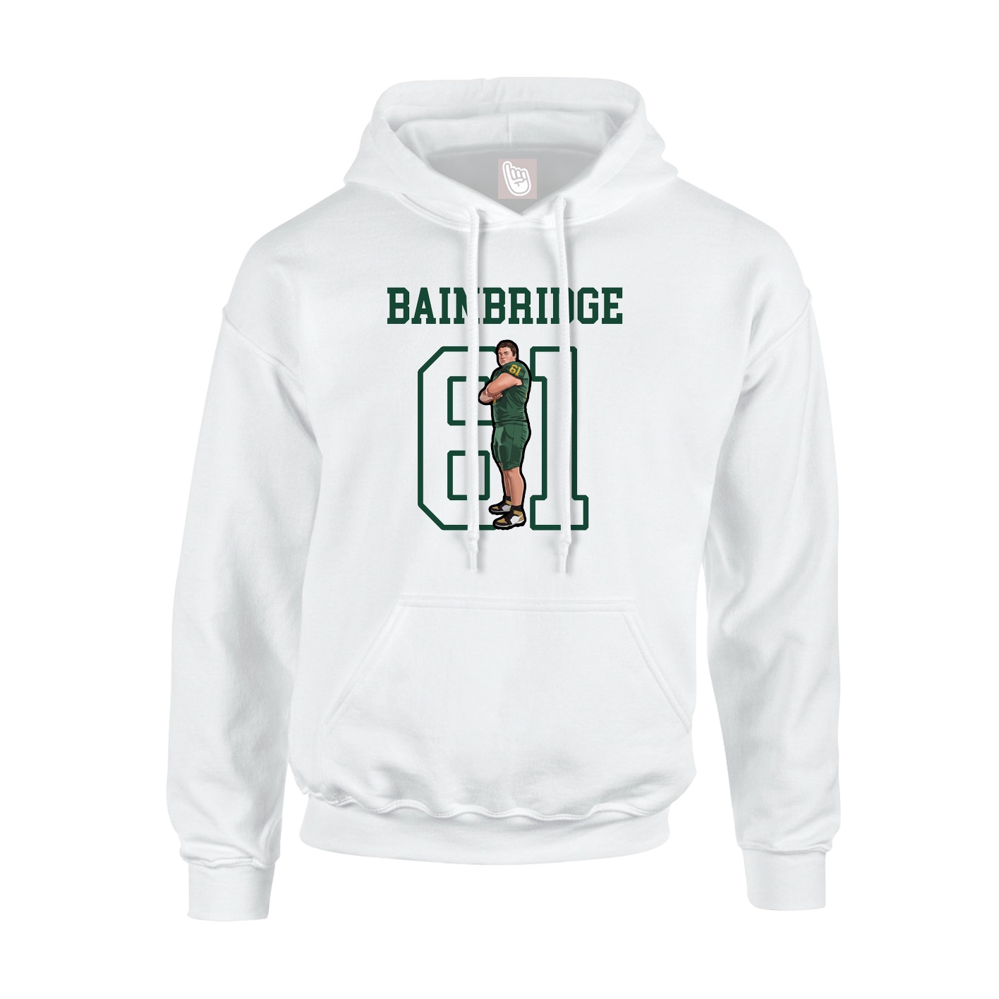 Youth Hoodie — Shirsey in White