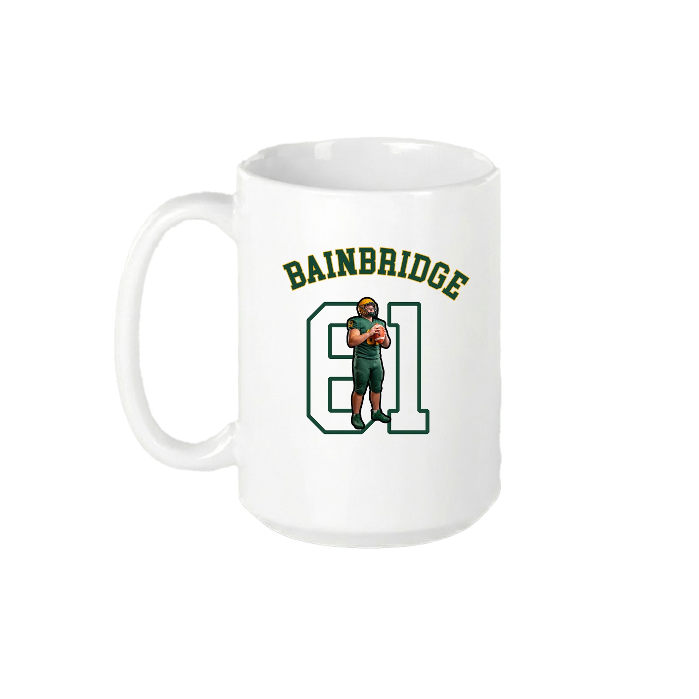 15oz Coffee Mug — Shirsey Arch in White