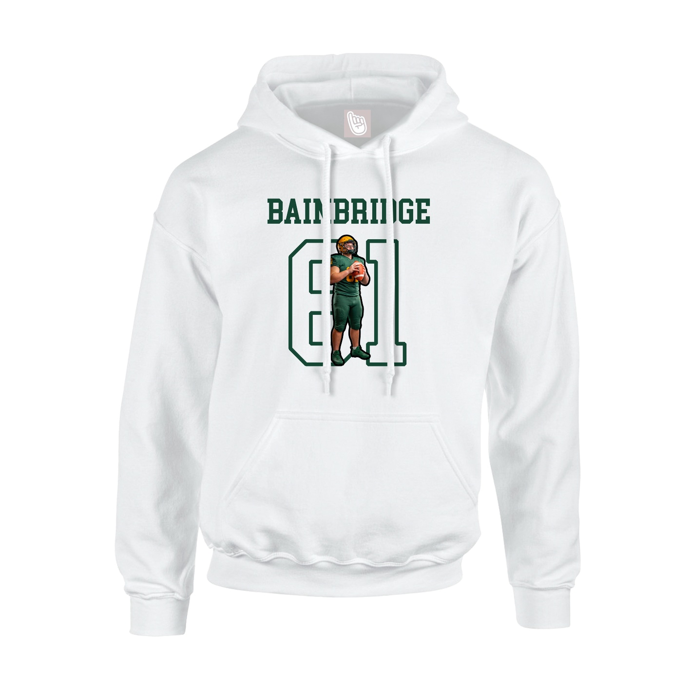 Youth Hoodie — Shirsey in White
