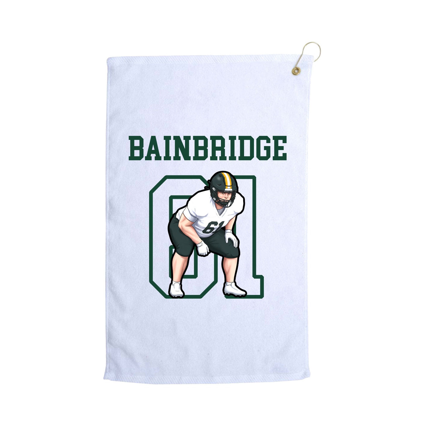 Golf Towel — Shirsey in White