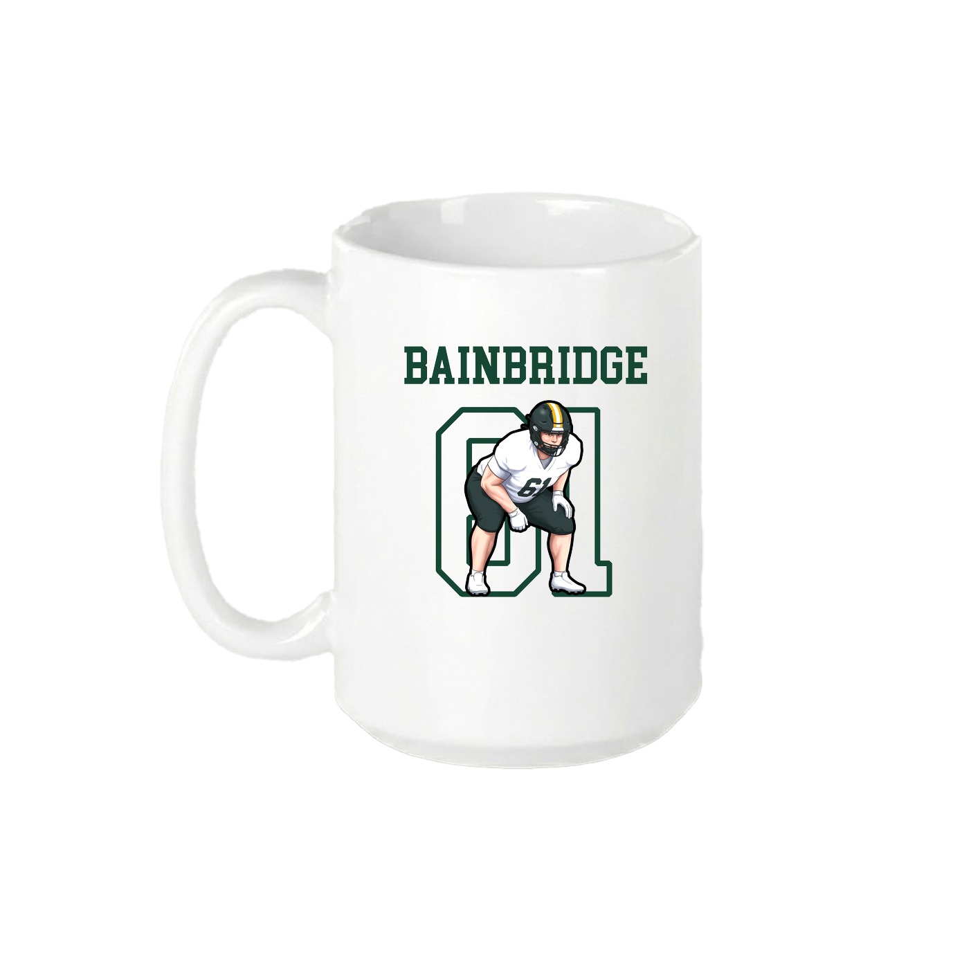 15oz Coffee Mug — Shirsey in White