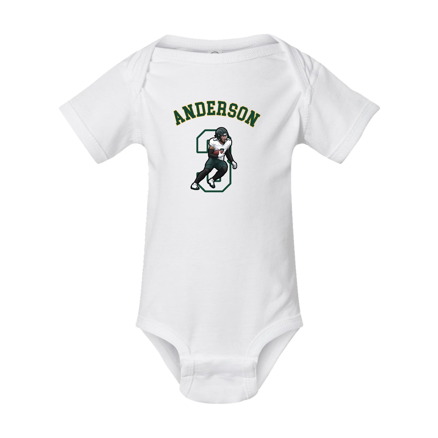 Baby Onesie — Shirsey Arch in White