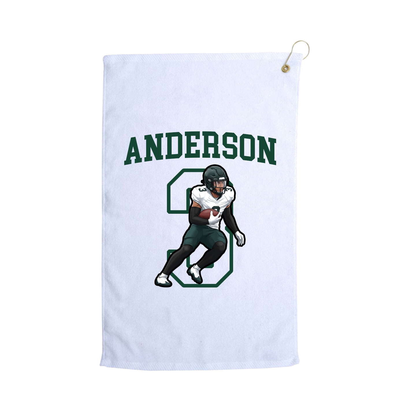Golf Towel — Shirsey in White