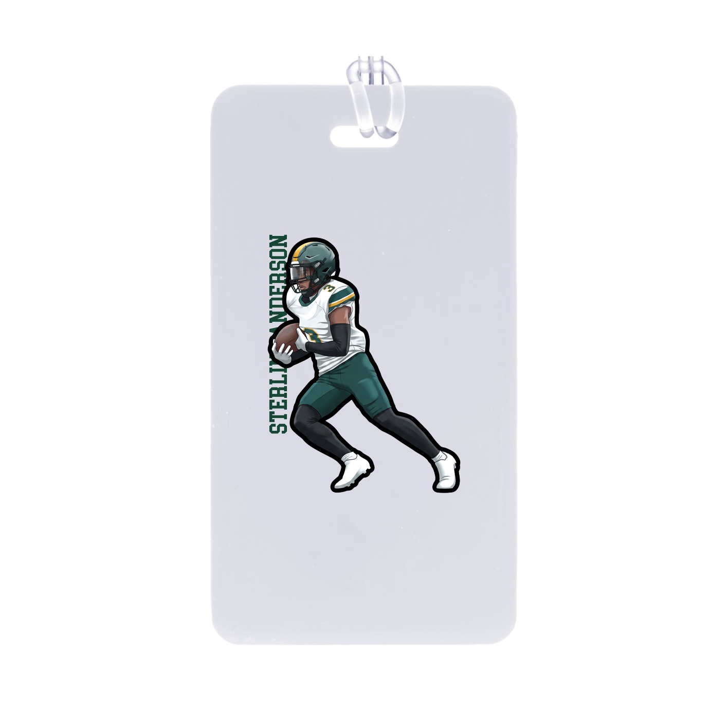 Bag Tag — Name Vertical in Classic