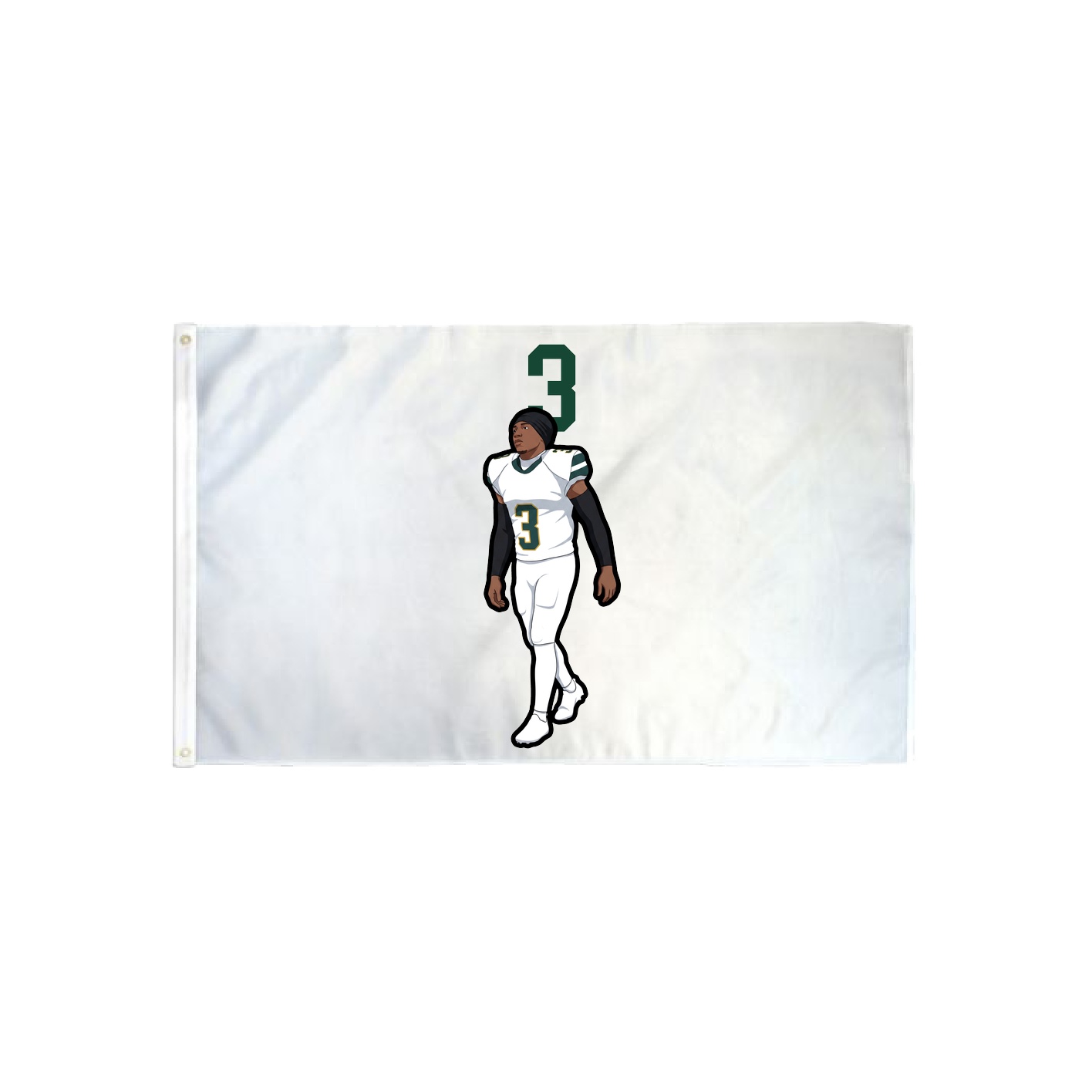 3x5 Flag — Number Top in Classic