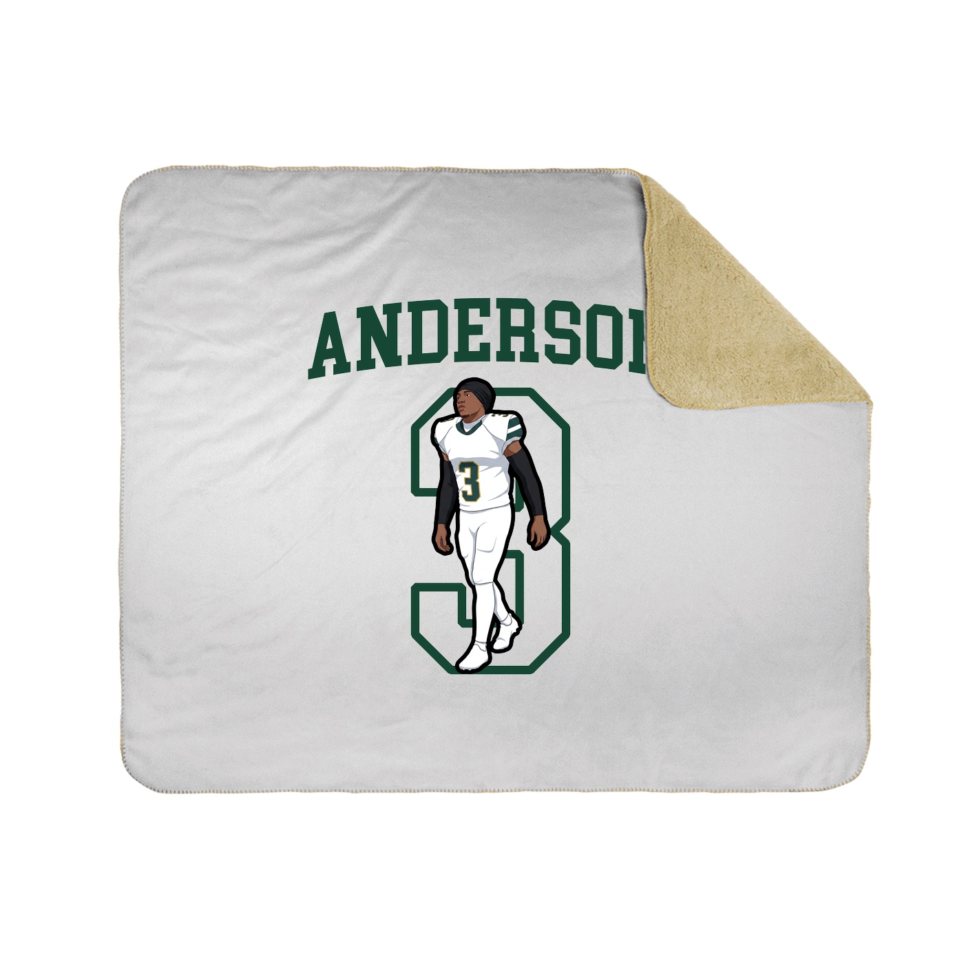 Throw Blanket — Shirsey in White