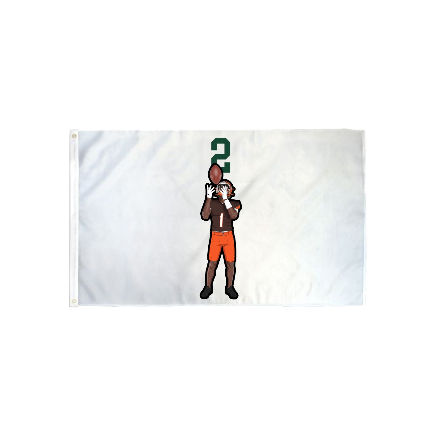 3x5 Flag — Number Top in Classic