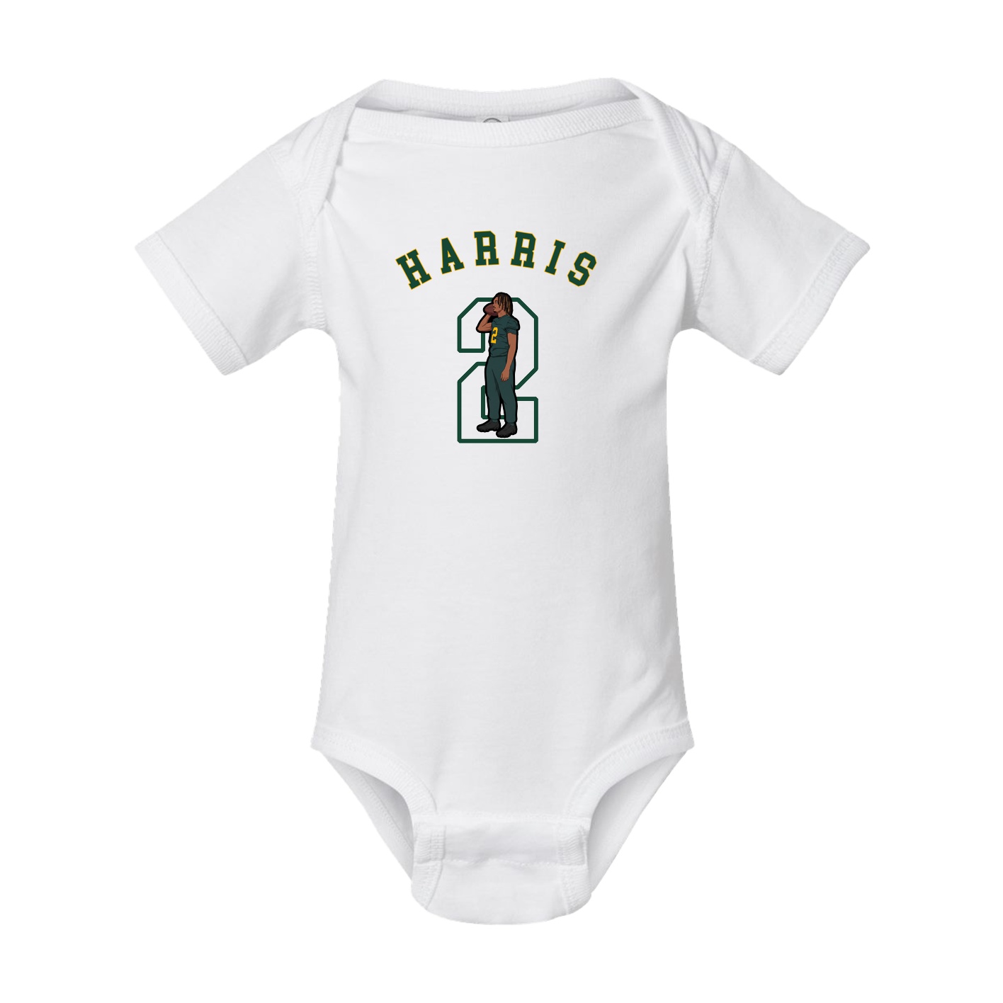 Baby Onesie — Shirsey Arch in White