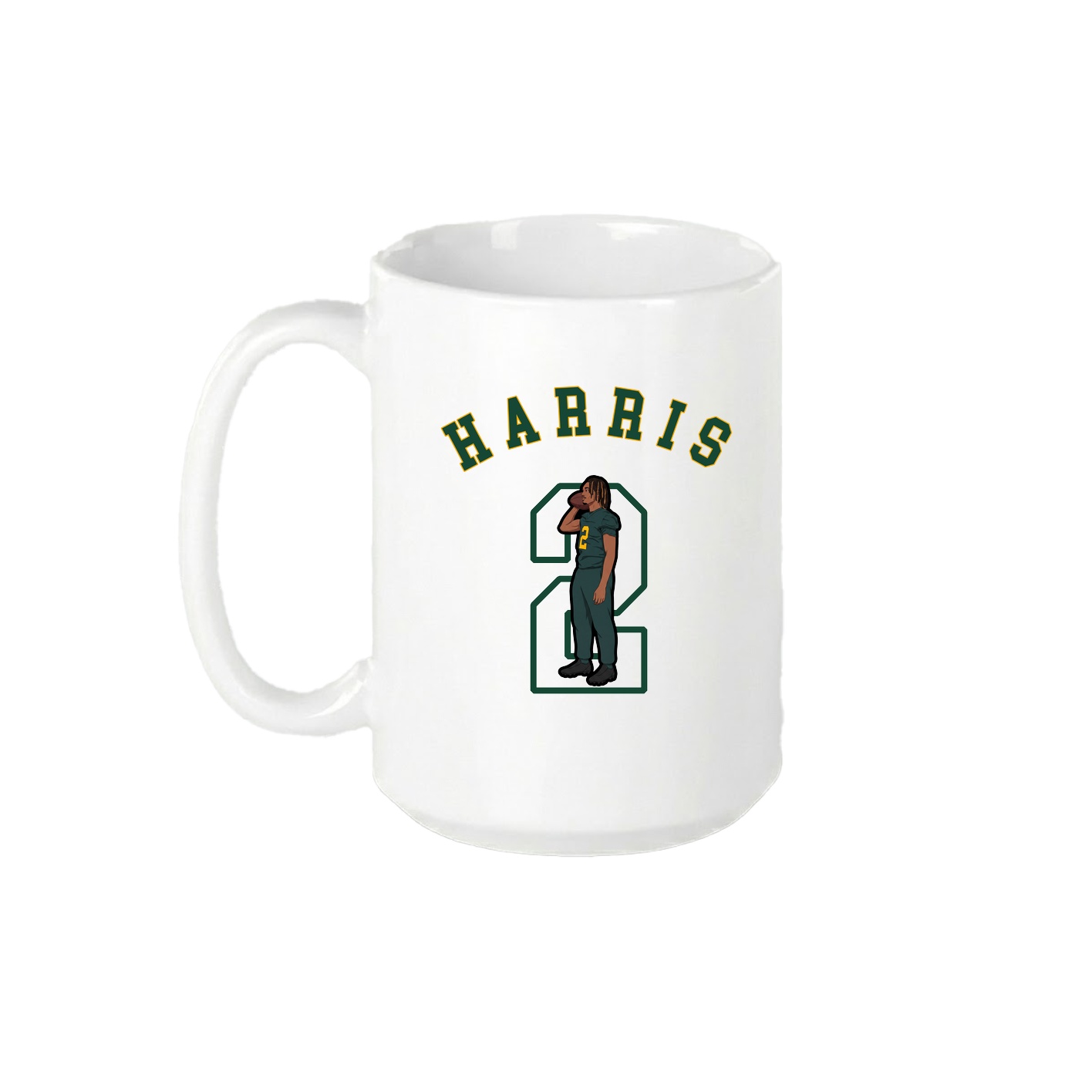 15oz Coffee Mug — Shirsey Arch in White